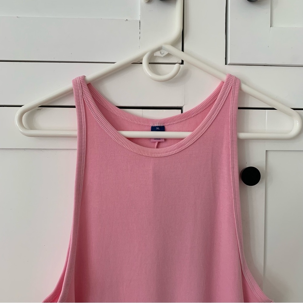 Old Navy Ribbed High Neck Pink/Brown Bodycon Dress Bundle of 2 Size XL - Picture 8 of 16
